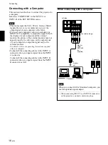 Предварительный просмотр 16 страницы Sony VPL VW10HT - WXGA LCD Projector Operating Instructions Manual