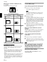 Предварительный просмотр 20 страницы Sony VPL VW10HT - WXGA LCD Projector Operating Instructions Manual