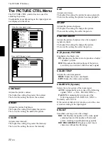 Предварительный просмотр 22 страницы Sony VPL VW10HT - WXGA LCD Projector Operating Instructions Manual