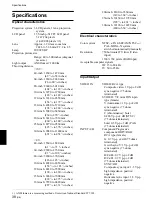 Предварительный просмотр 38 страницы Sony VPL VW10HT - WXGA LCD Projector Operating Instructions Manual