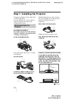 Preview for 12 page of Sony VPL-VW200 - SXRD Projector - HD 1080p Operating Instructions Manual