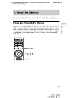 Preview for 37 page of Sony VPL-VW200 - SXRD Projector - HD 1080p Operating Instructions Manual