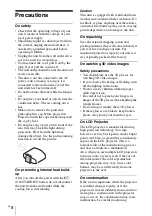 Preview for 8 page of Sony VPL-VW270/B Quick Reference Manual