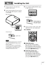 Preview for 13 page of Sony VPL-VW270/B Quick Reference Manual