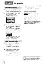 Предварительный просмотр 74 страницы Sony VPL-VW270/B Quick Reference Manual