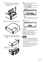 Предварительный просмотр 79 страницы Sony VPL-VW270/B Quick Reference Manual