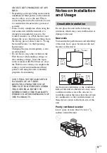 Preview for 9 page of Sony VPL-VW270ES Quick Reference Manual