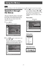 Предварительный просмотр 20 страницы Sony VPL-VW285ES Operating Instructions Manual