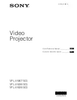 Предварительный просмотр 71 страницы Sony VPL-VW285ES Operating Instructions Manual