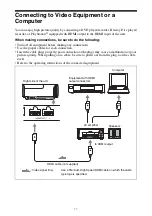 Предварительный просмотр 11 страницы Sony VPL-VW295ES Quick Reference Manual