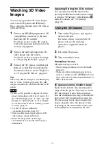 Preview for 14 page of Sony VPL-VW295ES Quick Reference Manual