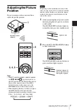 Preview for 7 page of Sony VPL-VW300ES Operating Instructions Manual