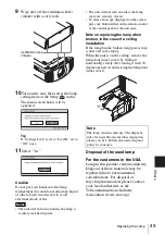 Preview for 49 page of Sony VPL-VW300ES Operating Instructions Manual