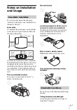 Preview for 7 page of Sony VPL-VW325ES Quick Reference Manual