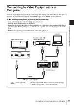 Preview for 11 page of Sony VPL-VW350ES Operating Instructions Manual