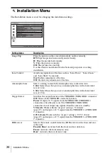 Preview for 34 page of Sony VPL-VW350ES Operating Instructions Manual