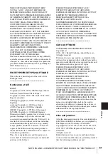 Preview for 77 page of Sony VPL-VW350ES Operating Instructions Manual