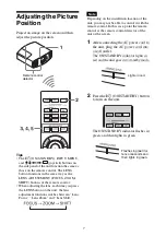 Preview for 7 page of Sony VPL-VW360ES Operating Instructions Manual