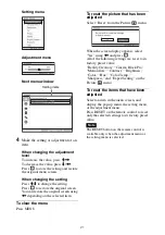 Preview for 21 page of Sony VPL-VW365 Operating Instructions Manual