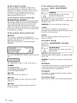 Предварительный просмотр 24 страницы Sony VPL-VW5000 Quick Reference Manual