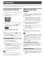 Preview for 12 page of Sony VPL-VW5000ES Operating Instructions Manual