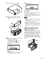 Preview for 79 page of Sony VPL-VW500ES Quick Reference Manual