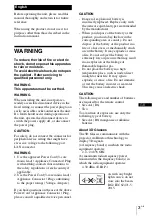 Предварительный просмотр 3 страницы Sony VPL-VW590ES Quick Reference Manual