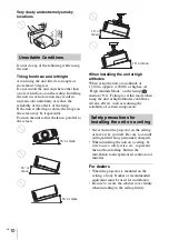 Предварительный просмотр 10 страницы Sony VPL-VW590ES Quick Reference Manual