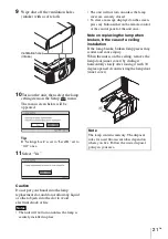 Предварительный просмотр 21 страницы Sony VPL-VW590ES Quick Reference Manual