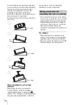 Preview for 8 page of Sony VPL-VW715ES Quick Reference Manual