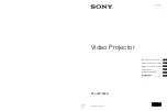 Sony VPL-VW790ES Quick Reference Manual preview