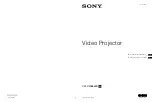 Предварительный просмотр 1 страницы Sony VPL-VW885ES Quick Reference Manual