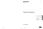 Sony VPL-VW890ES Quick Reference Manual preview