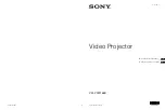 Preview for 1 page of Sony VPL-VW915ES Quick Reference Manual