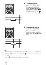 Предварительный просмотр 22 страницы Sony VPL-VW95ES Operating Instructions Manual