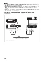 Preview for 26 page of Sony VPL-VW95ES Operating Instructions Manual