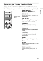 Preview for 41 page of Sony VPL-VW95ES Operating Instructions Manual