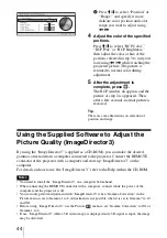 Preview for 44 page of Sony VPL-VW95ES Operating Instructions Manual