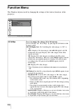 Preview for 60 page of Sony VPL-VW95ES Operating Instructions Manual