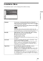 Preview for 63 page of Sony VPL-VW95ES Operating Instructions Manual