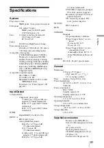 Preview for 81 page of Sony VPL-VW95ES Operating Instructions Manual