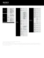 Preview for 3 page of Sony VPL-VW95ES Specification Sheet