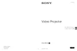 Preview for 1 page of Sony VPL-VZ1000EZ Quick Reference Manual