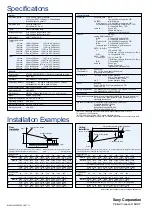 Preview for 6 page of Sony VPL-W400Q Brochure & Specs