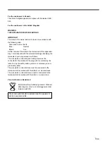 Preview for 3 page of Sony VPL-X1000E Operating Instructions Manual