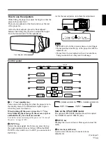 Preview for 11 page of Sony VPL-X1000E Operating Instructions Manual