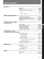 Preview for 3 page of Sony VPL-X2000E Operating Instructions Manual