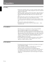 Preview for 4 page of Sony VPL-X2000E Operating Instructions Manual