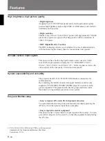 Preview for 6 page of Sony VPL-X2000E Operating Instructions Manual