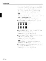 Preview for 22 page of Sony VPL-X2000E Operating Instructions Manual